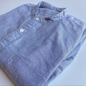 Topten old fashioned band-collar stripe